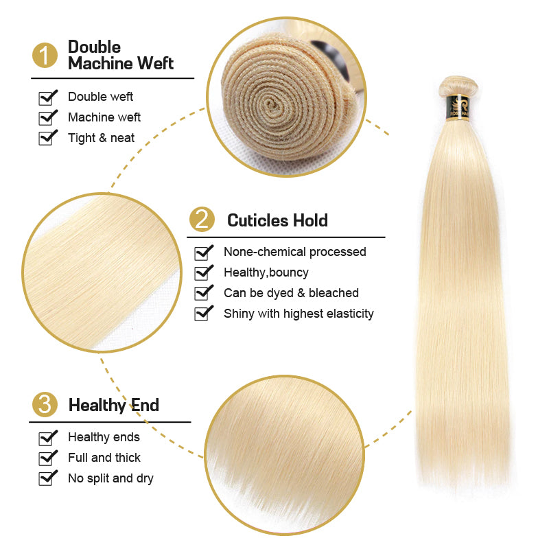 10A Grade 3PCS Straight