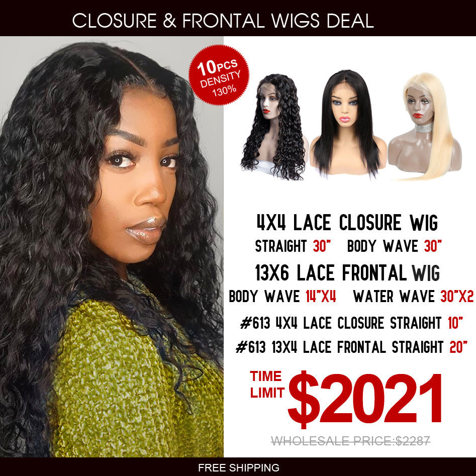 Rose Hair 13*6 Lace Frontal Wig 4*4 Lace Closure Wig 