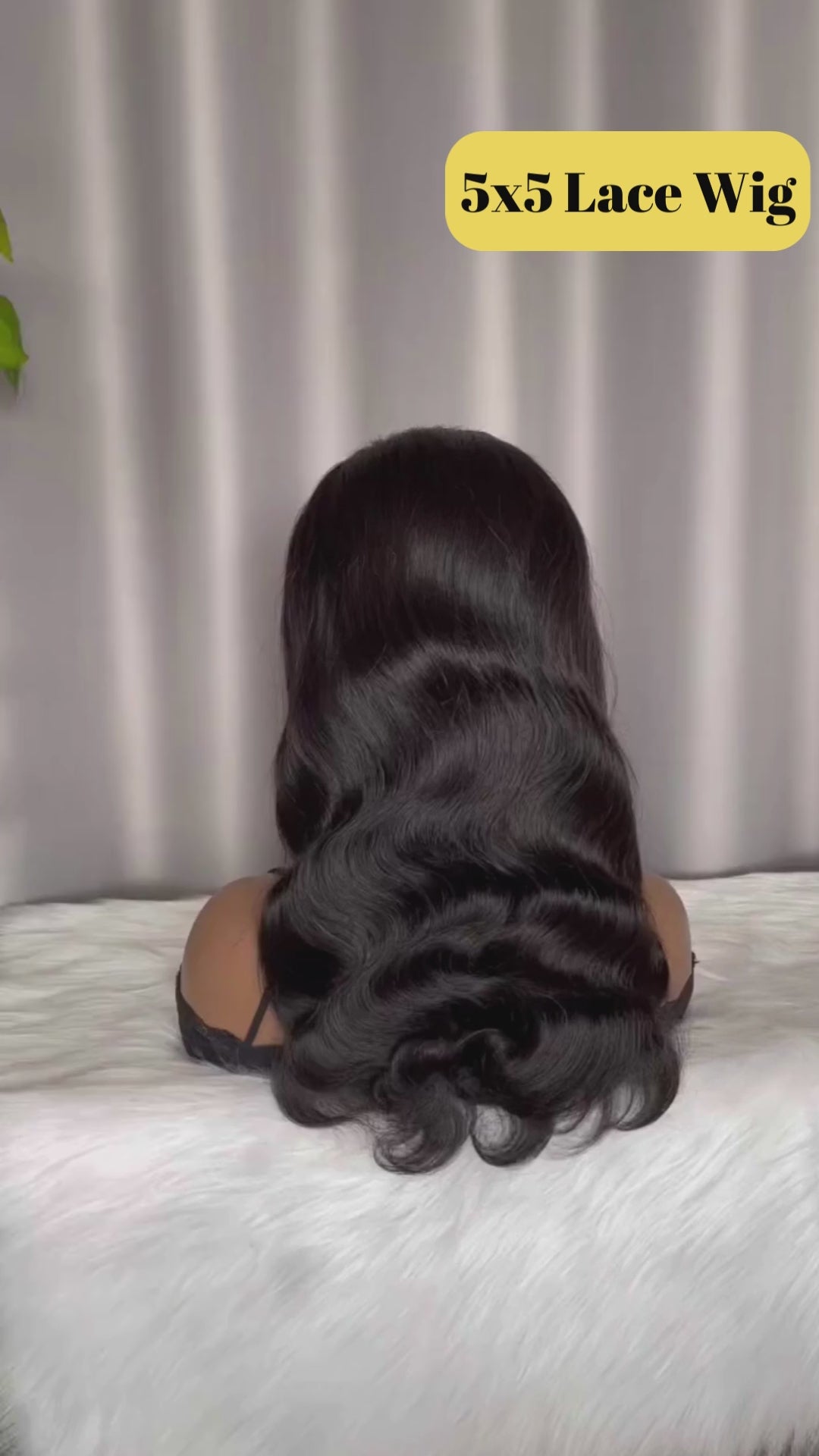 Rose Hair Body Wave 5x5 Lace Closure Wig Human Virgin Hair