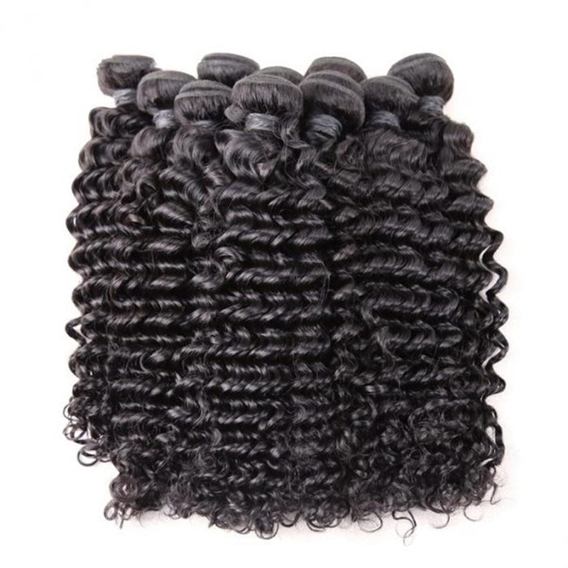 Rose Hair 10A Grade 10Pcs Human Hair Bundle Wholesale Package Deal Same Length
