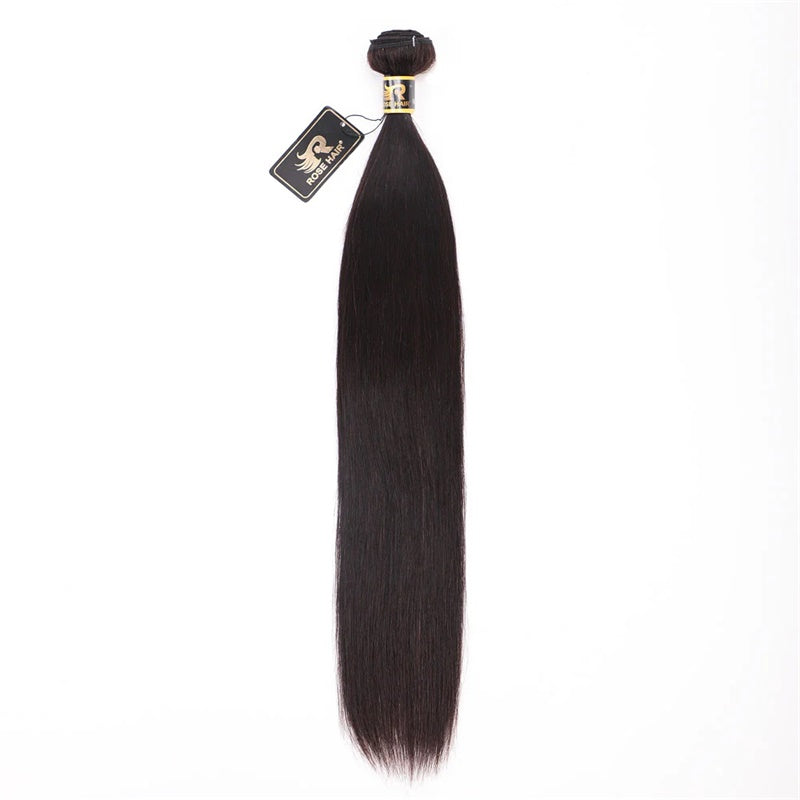 Rose Hair 10A Grade 1 Bundle Straight Hair Brazilian Virgin Hair Bundles