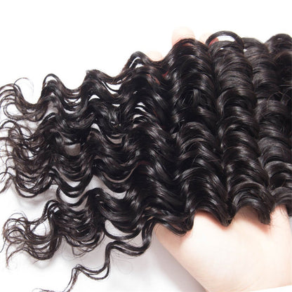 Rose Hair 10A Grade 3 Bundles Deep Wave Brazilian Virgin Hair Bundles