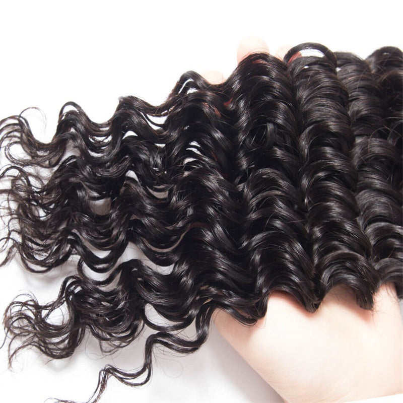 Rose Hair 15A Grade 3 Bundles Deep Wave Brazilian Virgin Hair Bundles