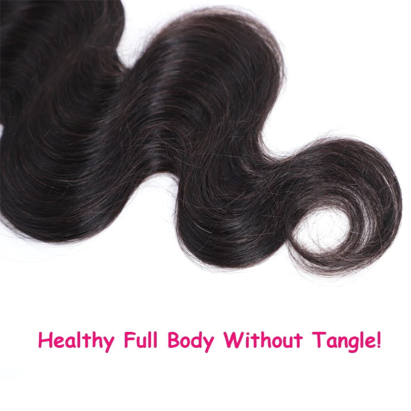 Rose Hair 1Pcs Body Wave 5x5 Lace Closure Brazilian Virgin Hair