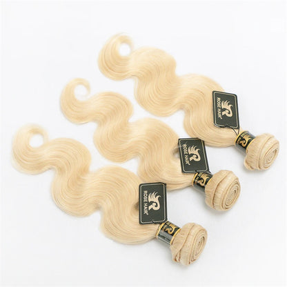 Rose Hair Blonde 613 Color 10A Grade 1 Bundle Body Wave Brazilian Virgin Hair Bundles