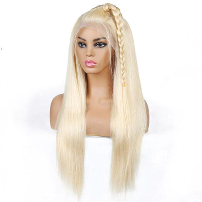 Rose Hair Blonde 613 Color Straight Hair 13x6 Lace Front Wig Human Hair Wig