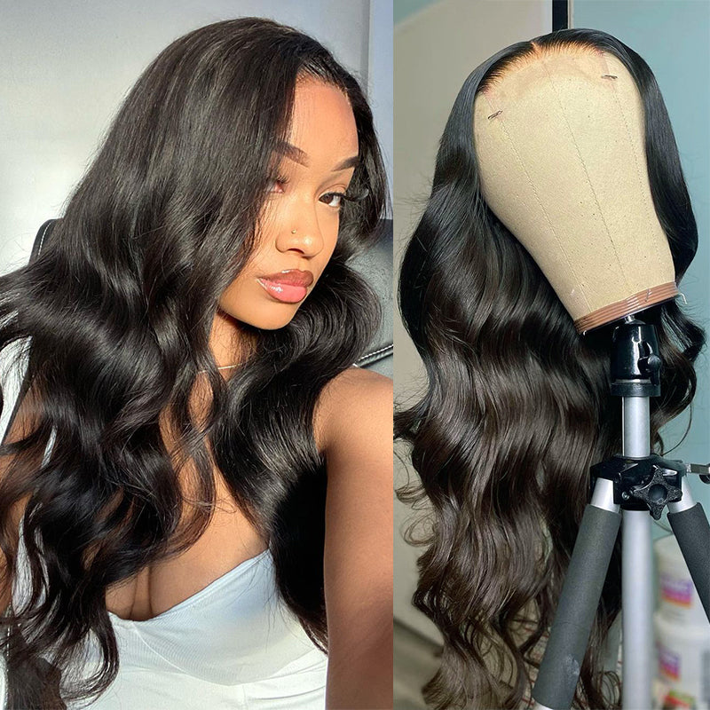 Rose Hair Water Wave 4x4 Lace Closure Wig Human Hair Wig