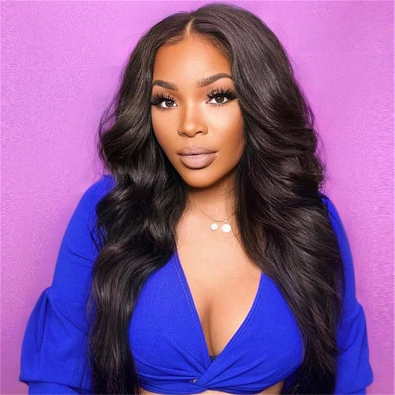 Rose Hair Jerry Curly 5x5 Lace Closure Wig Human Virgin Hair Wig