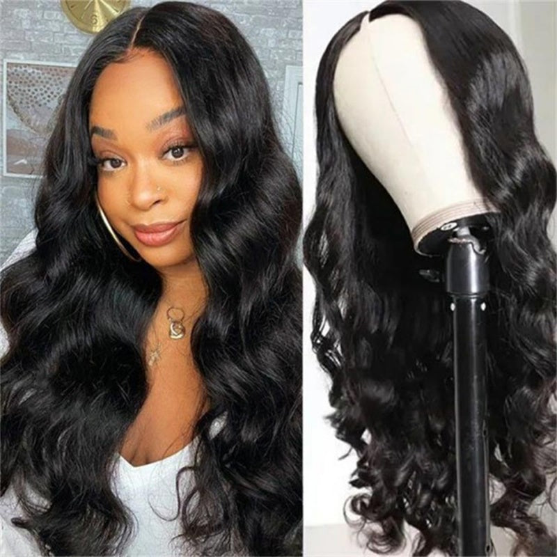 Rose Hair Body Wave V Part Wig Human Hair Wig