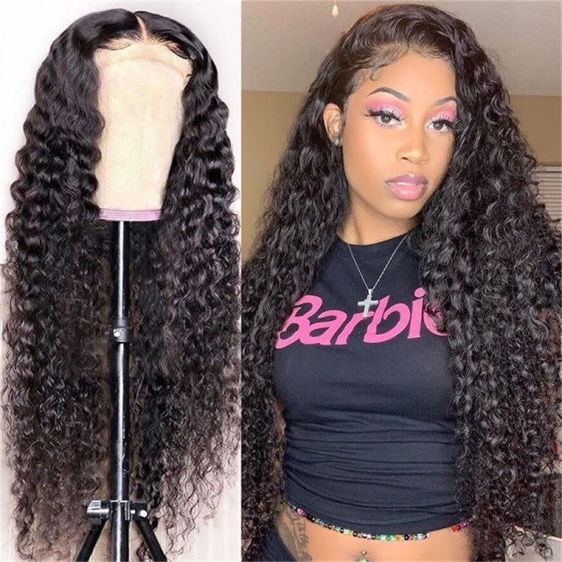 Rose Hair Deep Wave 13x4 Lace Front Wig Human Hair Wig