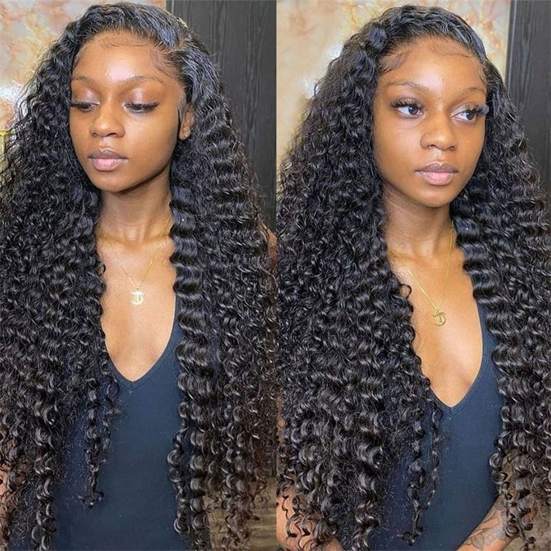 Rose Hair Deep Wave 13x6 HD Lace Wig Human Hair Wig