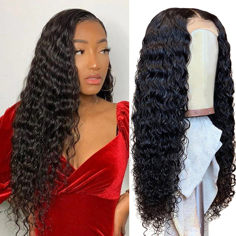 Rose Hair Deep Wave Full Lace Wig Human Hair Wig