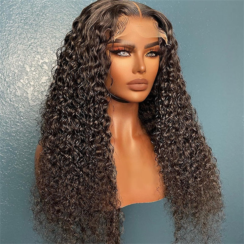 Rose Hair Jerry Curly 5x5 HD Lace Wig Human Hair Wig