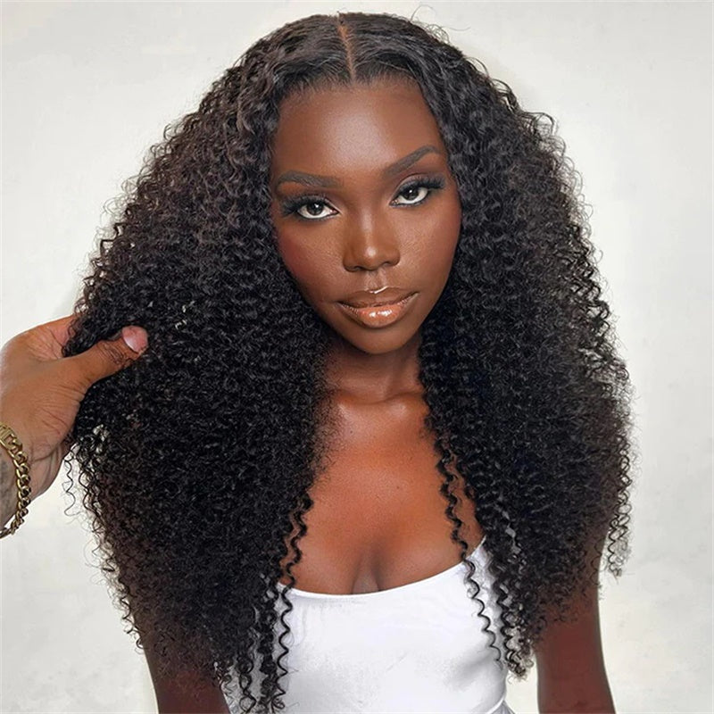 Rose Hair Kinky Curly 13x4 Lace Front Wig Human Hair Wig