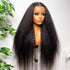 Rose Hair Kinky Straight 5x5 HD Lace Wig Human Hair Wig