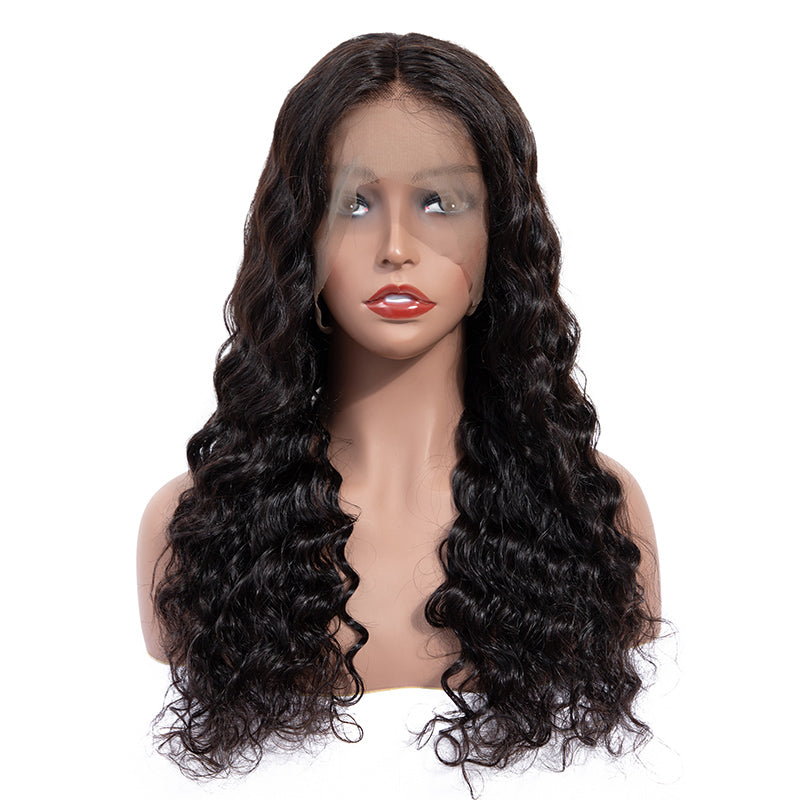 Rose Hair Loose Deep Wave 13x6 Lace Front Wig Human Hair Wig