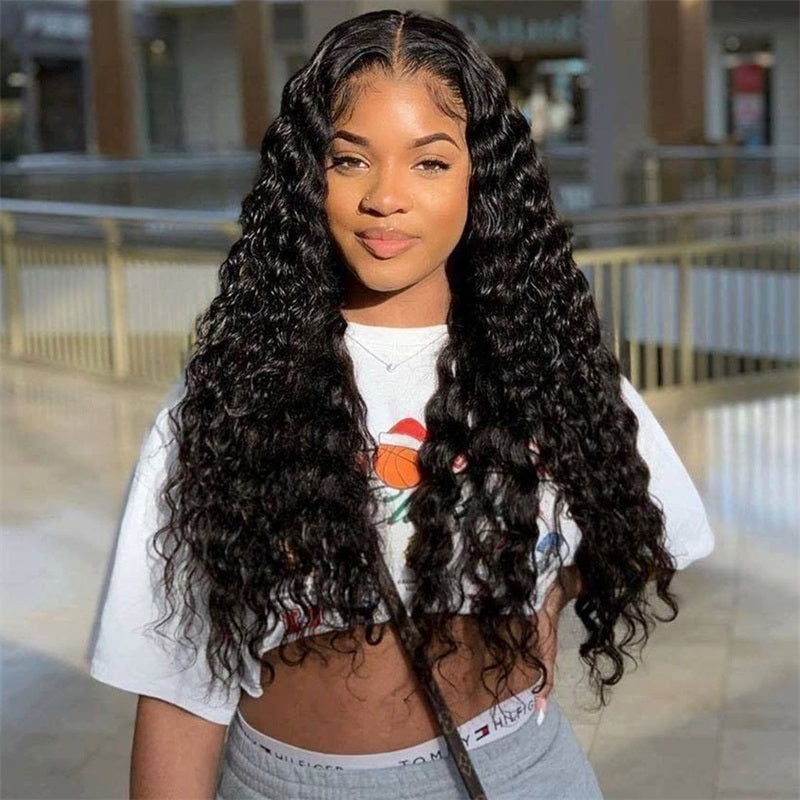 Rose Hair Loose Deep Wave 5x5 Lace Closure Wig Human Hair Wig