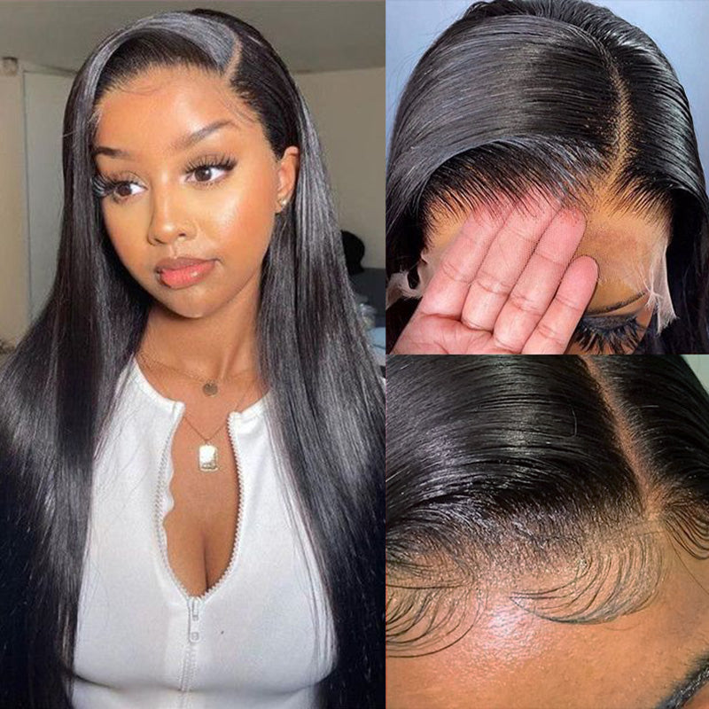 Rose Hair Straight Hair 13x4 Lace Front Wig Human Hair Wig