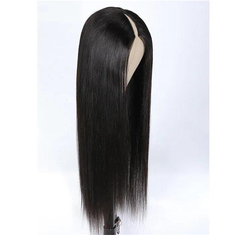 Rose Hair Straight Hair V Part Wig Human Hair Wig