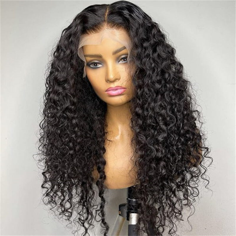 Rose Hair Water Wave 13x4 Lace Front Wig Human Hair Wig