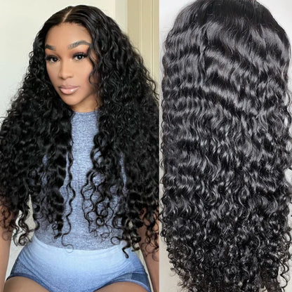 Rose Hair Water Wave 13x6 Lace Front Wig Human Hair Wig