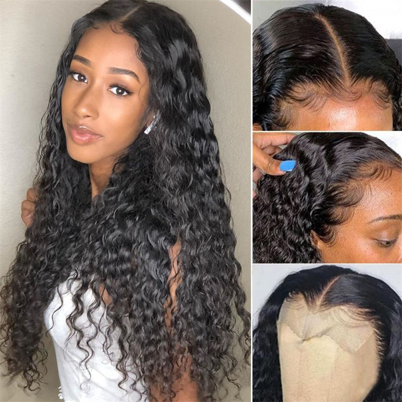 Rose Hair Water Wave 5x5 Lace Closure Wig Human Hair Wig