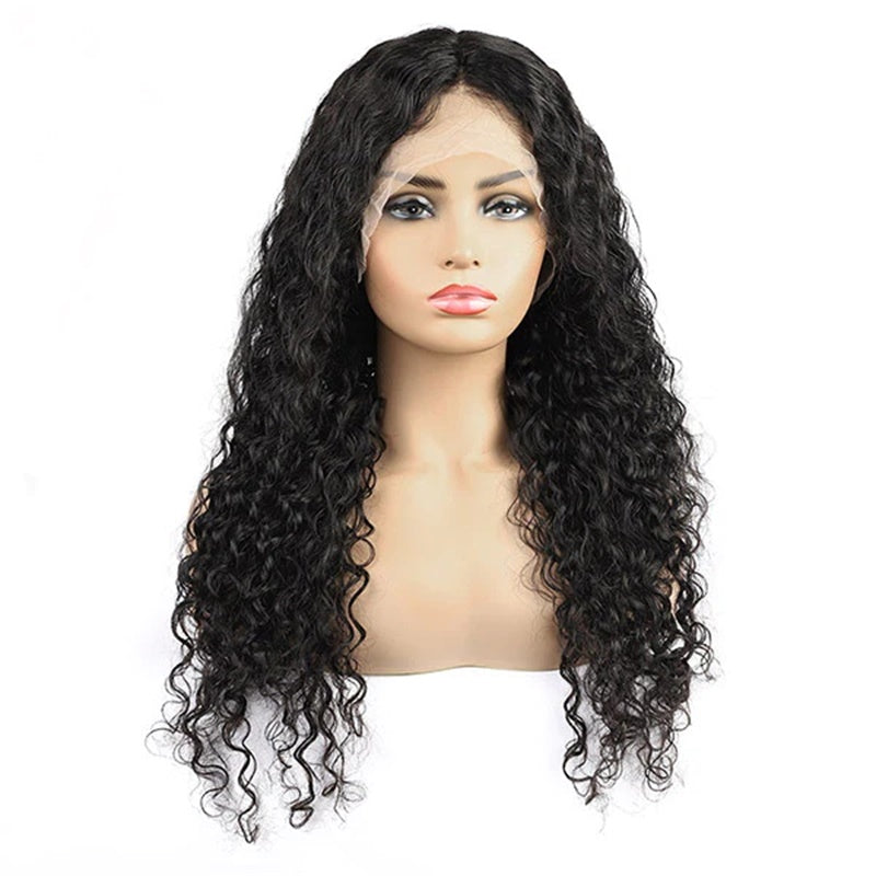 Rose Hair Water Wave T Part Wig Human Hair Wig