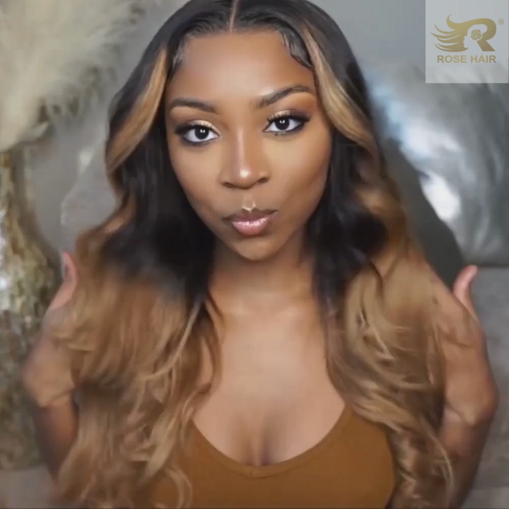 Rose Hair Body Wave 13x6 HD Lace Frontal Wig New Fabulous Beyon-Celebrity Undetectable Invisible | Pre-plucked