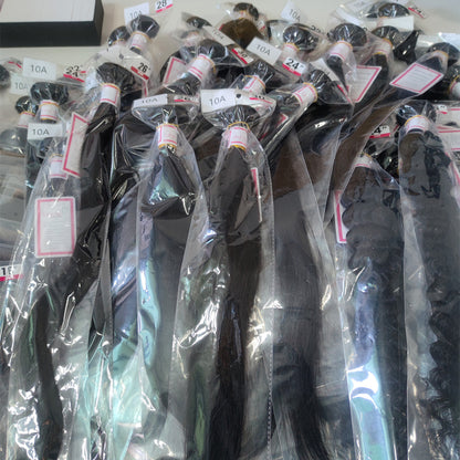 Wholesale 10A Grade Hair Bundles Virgin Human Hair Bundles 10 Pieces Straight - Rose Hair