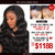 13*6 HD Lace Frontal Wig with #613 13*4 Lace Frontal Package Deal - Rose Hair