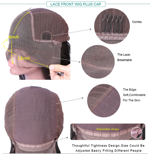 Curved Part 13*6 Lace Front Wig 100% Human Hair Wig New Arrival Wigs - Rose Hair