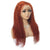 Rose Hair Orange Jerry Curly 13x6 Transparent Lace Wig 100% Virgin Human Hair