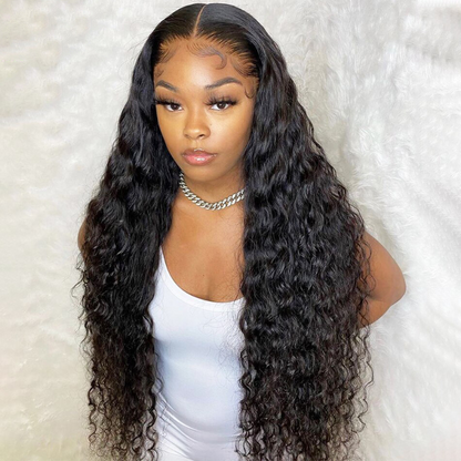 10A Grade 3 Bundles Brazilian Virgin Hair With 1 PCS Per Plucked 13*4 HD Lace Frontal All Texture - Rose Hair