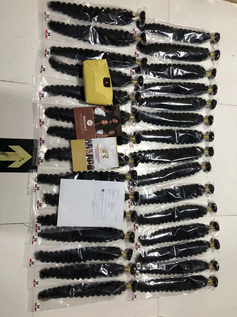 10A Grade 4PCS Water Wave Brazilian Virgin Hair Bundles