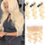 10A Grade Body Wave #613 Blonde Color Pre Plucked 13x4 Lace Frontal with 3 Bundles Brazilian Virgin Hair - Rose Hair