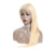 Rose Hair Blonde #613 Color Full Lace Straight Human Brazilian Virgin Hair Wig - Rose Hair
