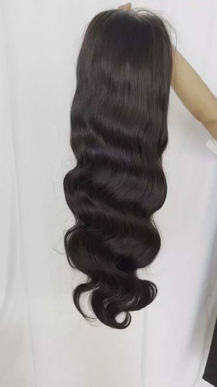 Undetectable Transparent Body Wave 13x4 Lace Front Glueless Wig 100% Human Hair Wig