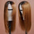 Rose Hair Ombre Hair 1B/28 Brown With Dark Roots Straight Layered Hair Lace Wigs