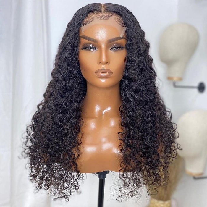 RoseHair 13x4 Lace Frontal Big Curly Affordable Brazilian Human Virgin Hair Wig