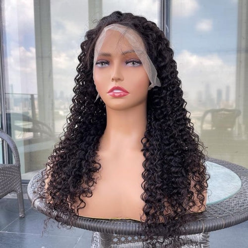 Rose Hair 100% Human Virgin Hair Water Wave 13*4 Lace Front Brazilian Hair Wig