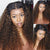 Ombre Balayage Colored Jerry Curly U/V Part Wigs Meets Real Scalp Glueless Wigs Beginner Friendly