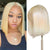 [Buy 1 Get 1 Free] Rose Hair 2 T Part Bob Wigs Natural Black+#613 Color 150% Density No Code Needed