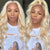 10A Grade Body Wave #613 Blonde Color Pre Plucked 13x4 Lace Frontal with 3 Bundles Best Brazilian Virgin Hair - Rose Hair