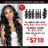 15A Grade Hair Bundles with Premium Virgin Hair Bundle Package Deal - Rose Hair