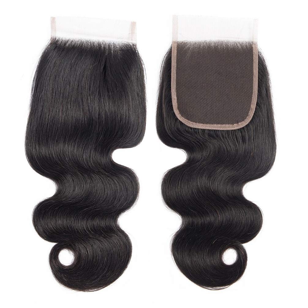 1PCS 4*4 Body Wave Lace Closure - Rose Hair