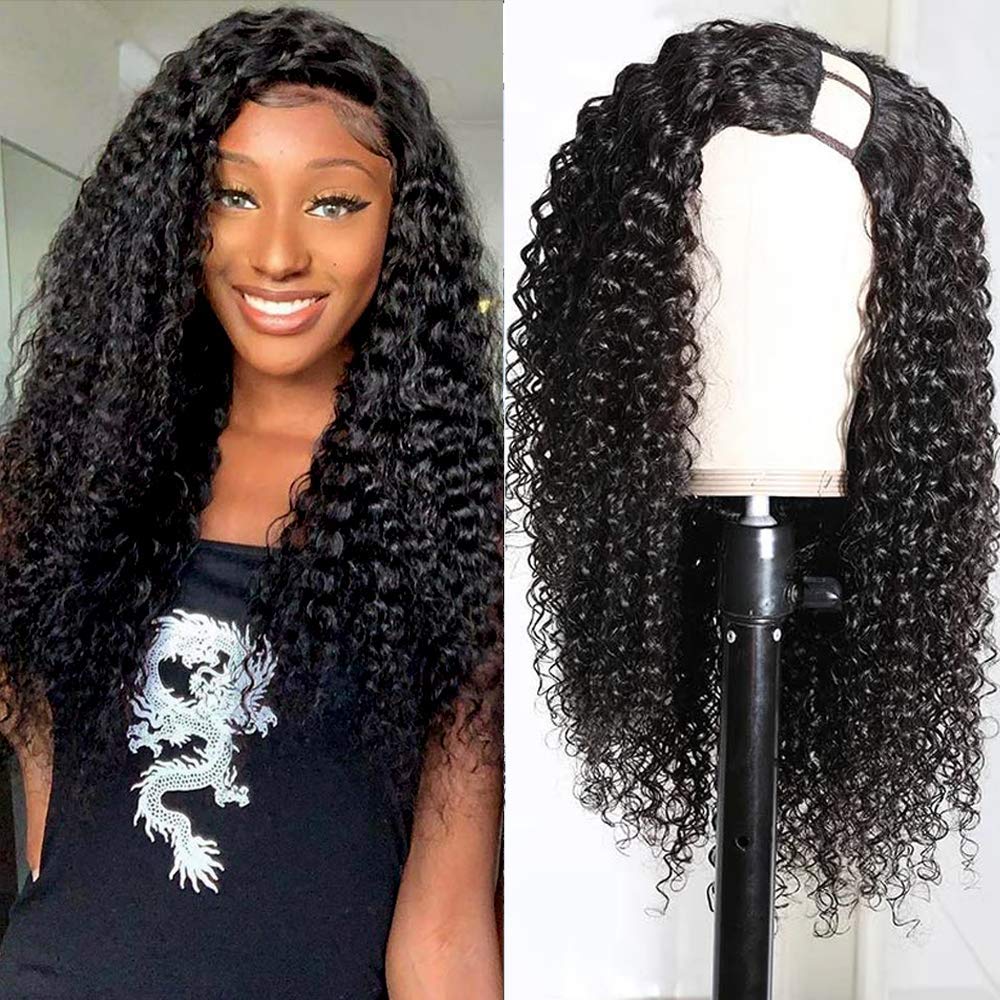 RoseHair U Part Deep Wave Wig Super Easy Affordable Human Hair Wig - Rose Hair