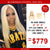 10A Grade #613 Hair Bundles & 13*4 Lace Frontal & 13*4 Lace Frontal Wig Package Deal - Rose Hair