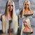Rose Hair Glueless 613 Blonde 13x4 HD Lace Frontal Straight Wig With Natural Hairline