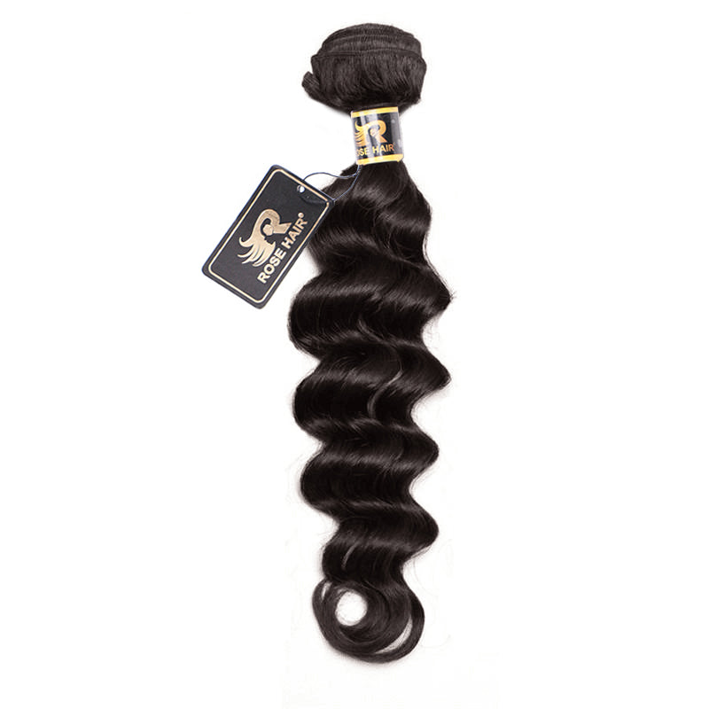10A Grade 1PC Big Curly Best Brazilian Virgin Hair Bundles - Rose Hair