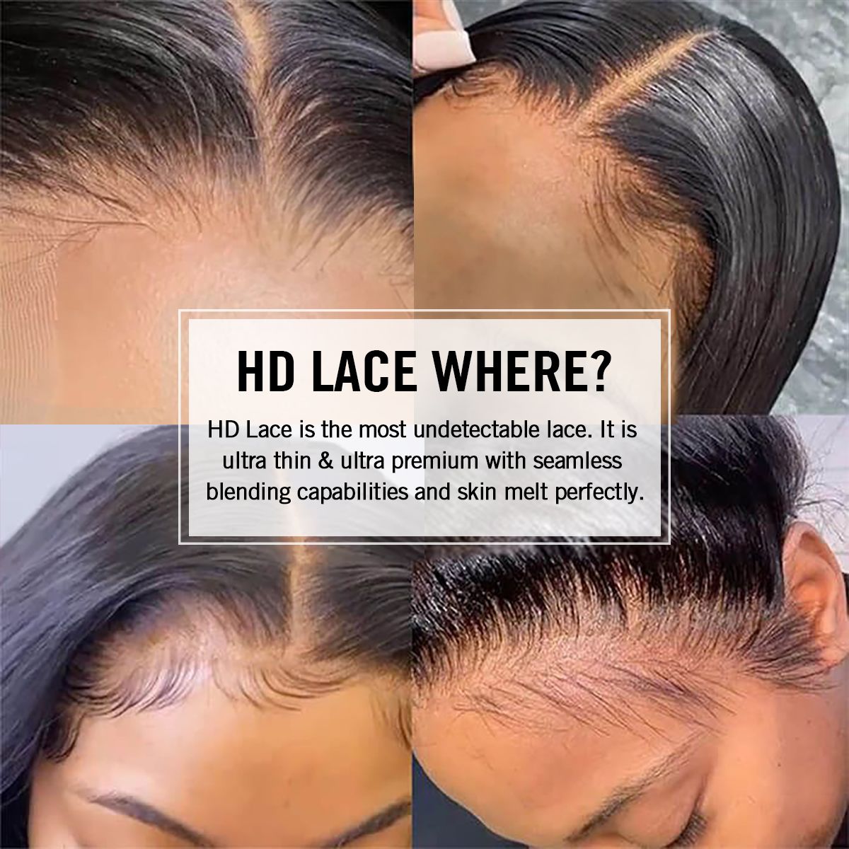 Rose Hair 13x6 HD Lace Frontal Wigs Straight Human Hair Invisible HD Lace Wigs